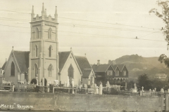 St Mark's Church and cemetery.